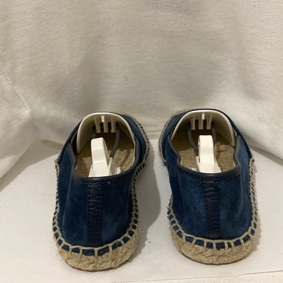 Gorgeous Via Spiga, Blue Suede Espadrilles, Boho, Slip-on - Picture 3 of 4